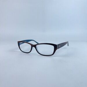 Fossil Cassie 0DY1 Women Eyeglasses Brown & Blue Plastic Full Rim 52-14-135 mm‎